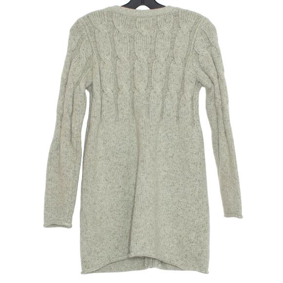 J Jill Cardigan Sweater Cable Knit Preppy Minimalist Cozy Grandma Cottagecore XS - Picture 2 of 6